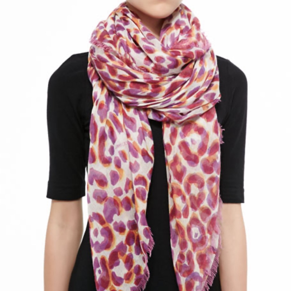 Rare Jimmy Choo Silk Cashmere Shawl Scarf $1000!